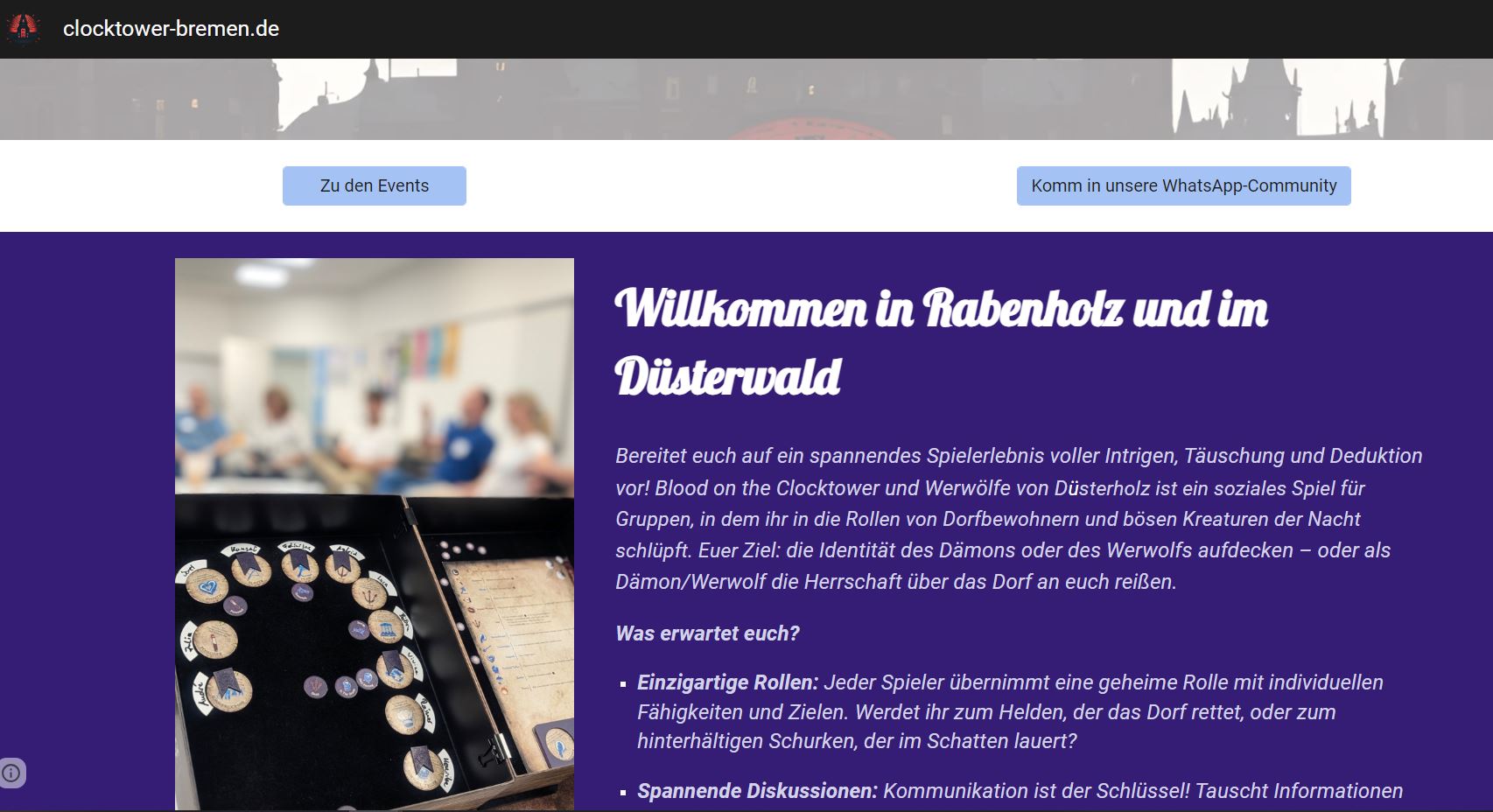 clocktower-bremen.de Screenshot